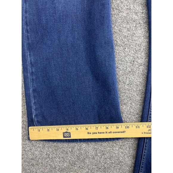 Soft Surroundings Jeans Womens XL Blue Pull On Stretch Straight Leg Pants - Picture 6 of 8